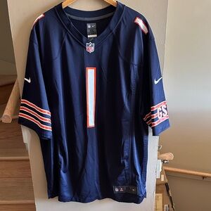 NFL authentic bears Jersey with “Number 1” Fields